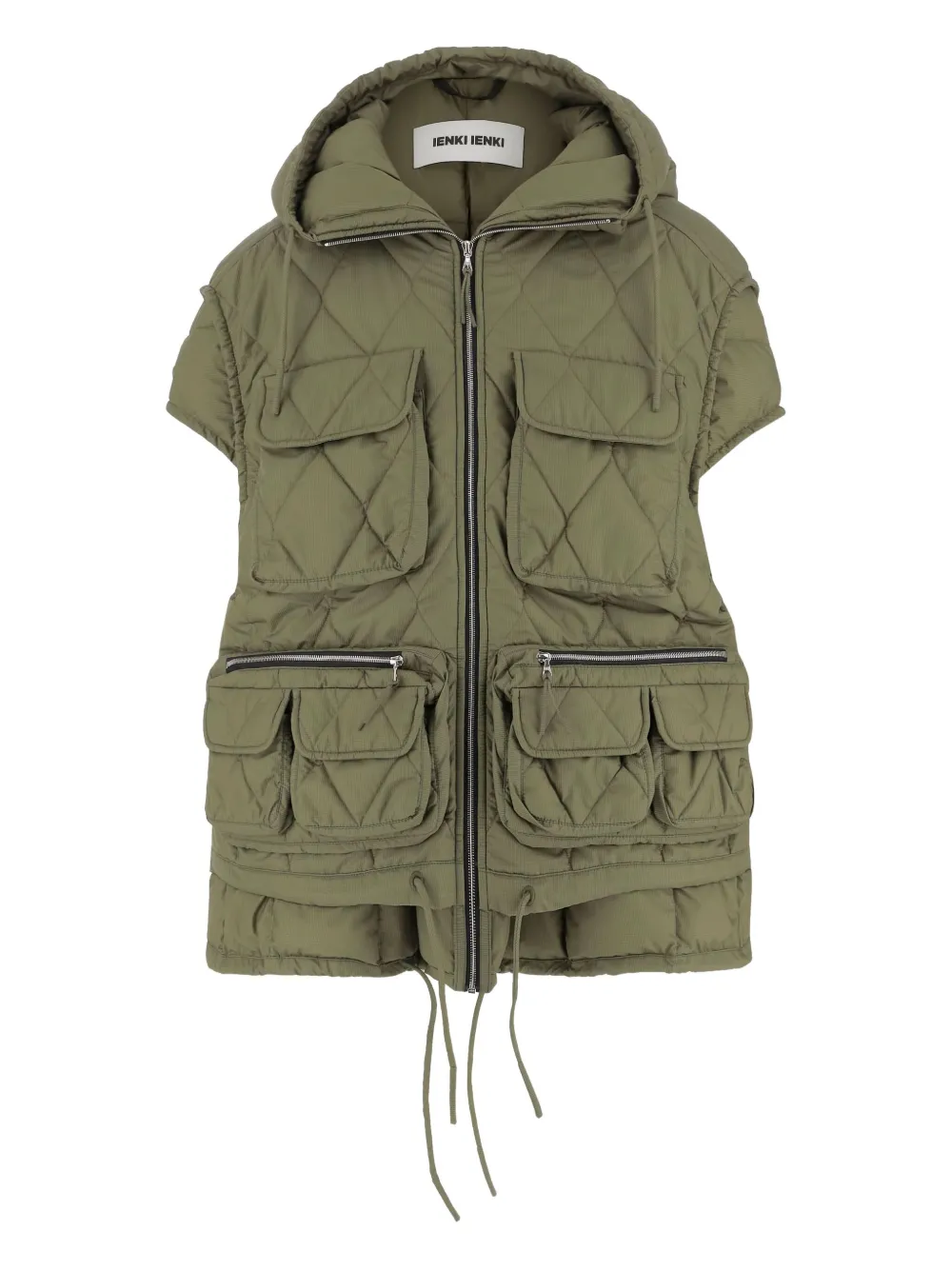 Ienki Ienki Ember quilted sleeveless vest | Green | Image 1