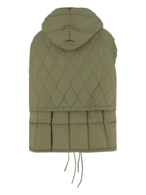 IENKI IENKI オリーブグリーン クロップドダウンジャケット Ienki Ienki Stanley down coat | LODENFREY