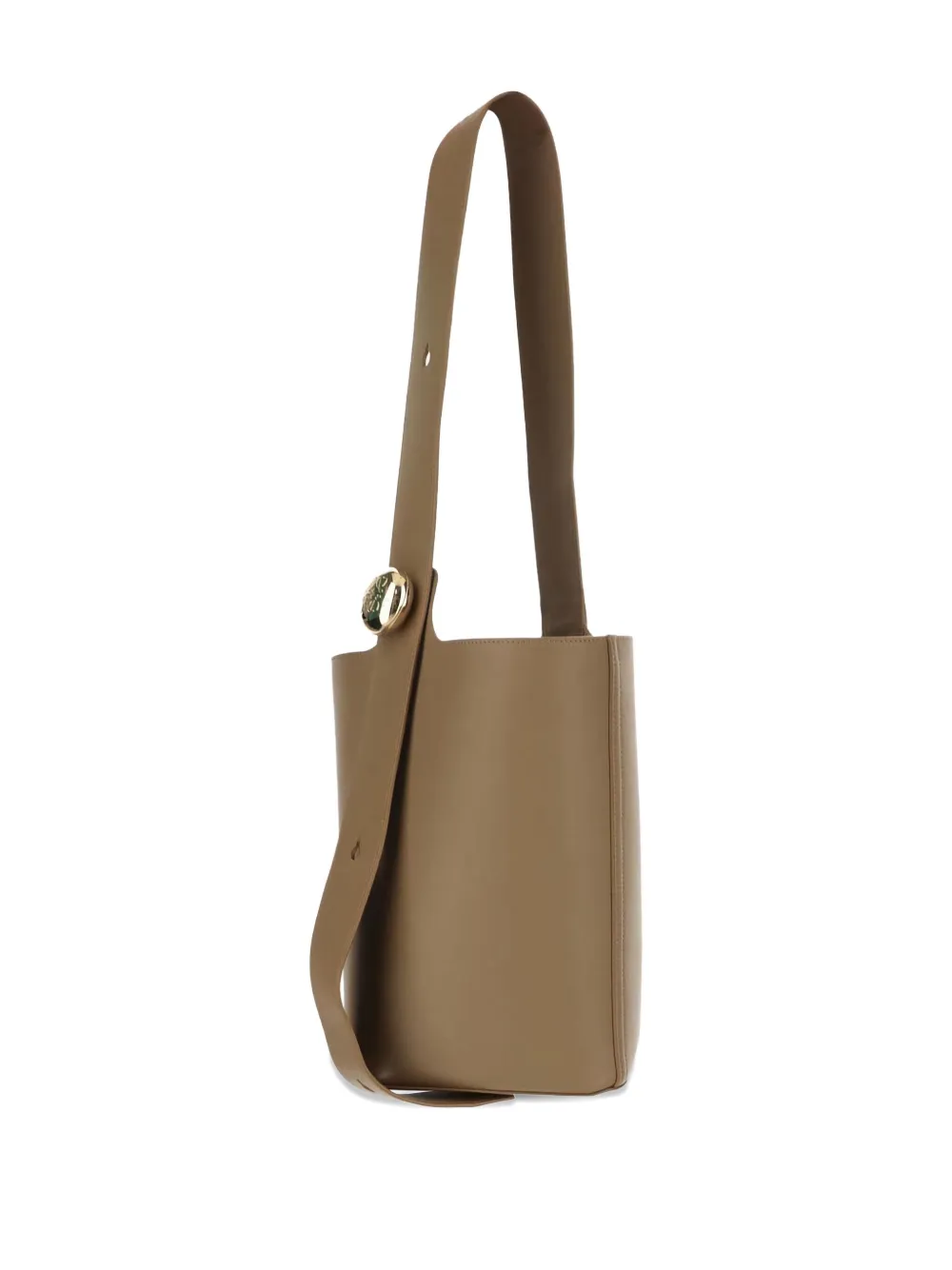 LOEWE Leren schoudertas Beige
