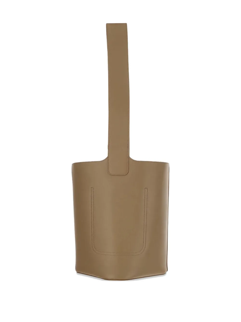 LOEWE Leren schoudertas Beige
