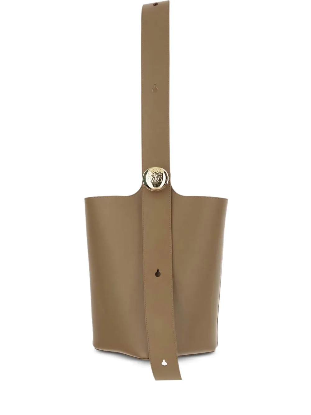 LOEWE Leren schoudertas Beige