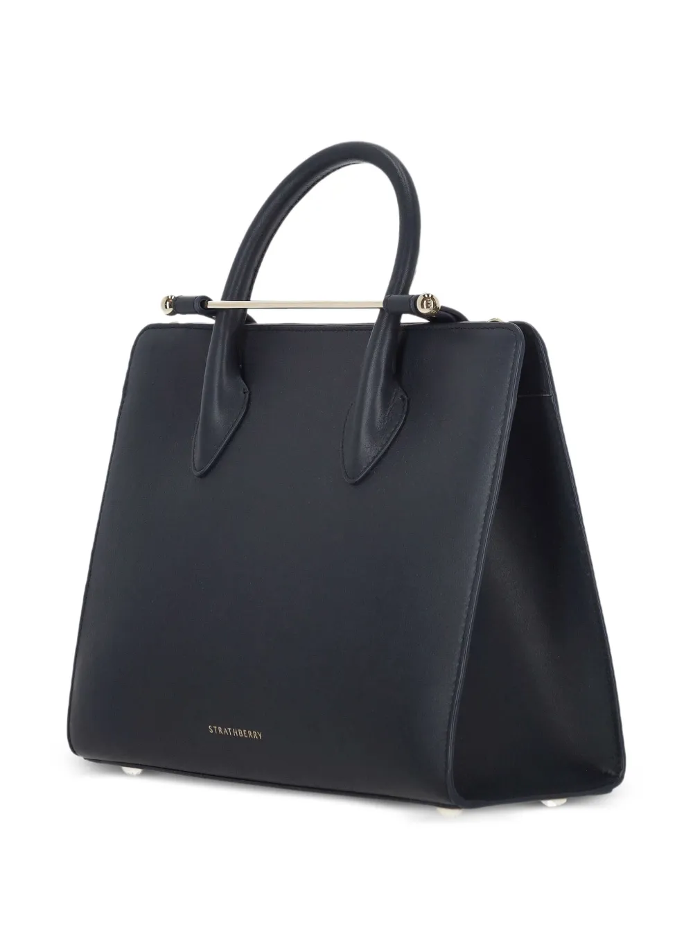 Strathberry Medium leren shopper Blauw