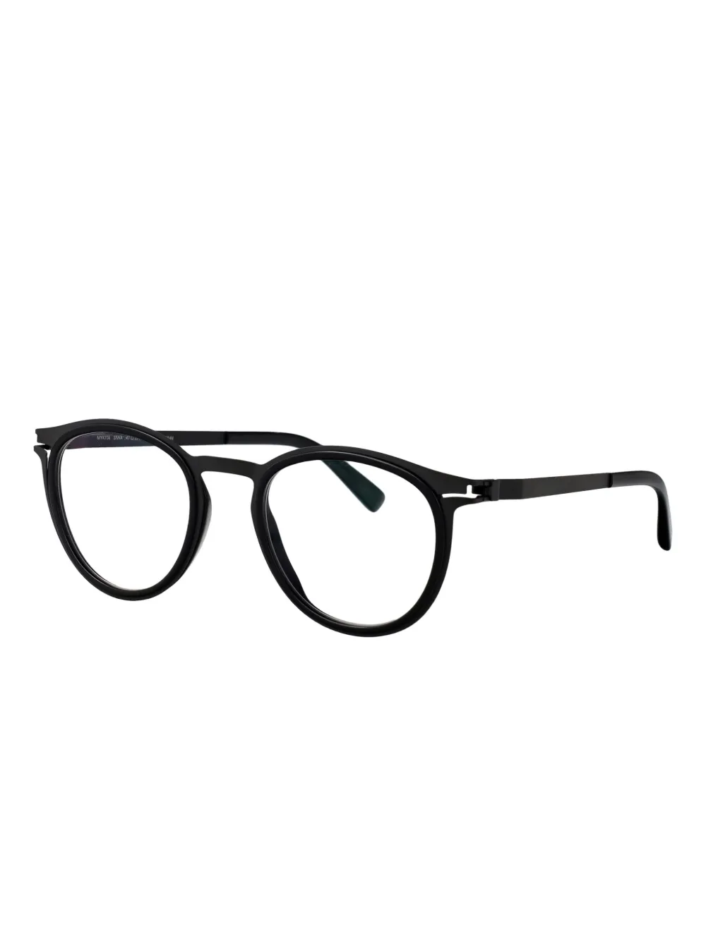 Mykita Siwa bril met rond montuur Zwart