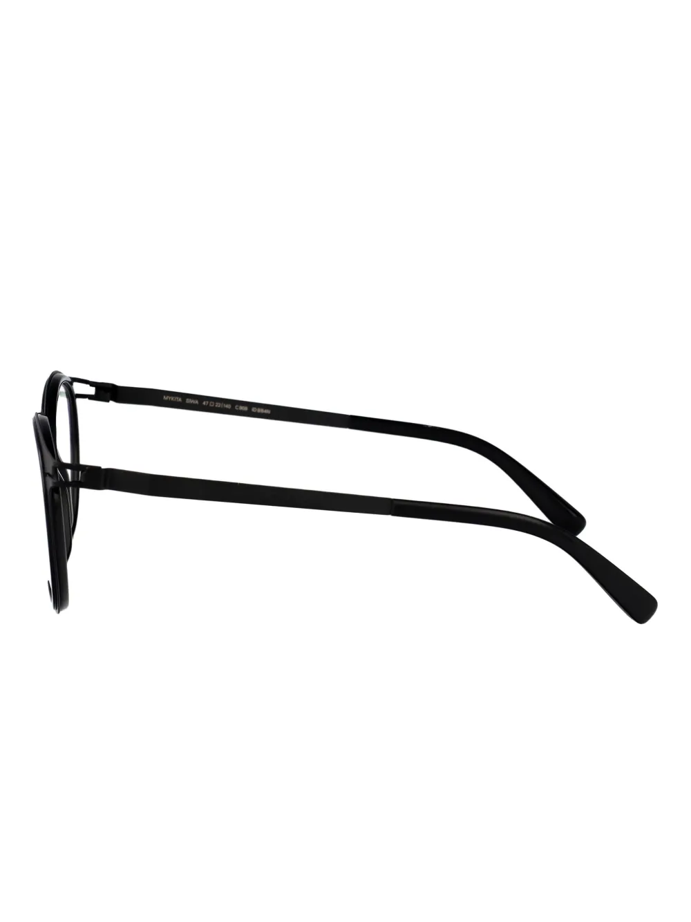 Mykita Siwa bril met rond montuur Zwart