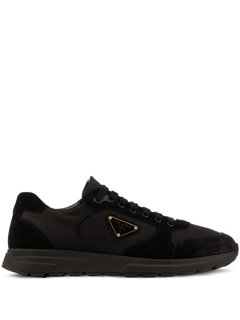 Prada logo-plaque sneakers F0002 NERO
