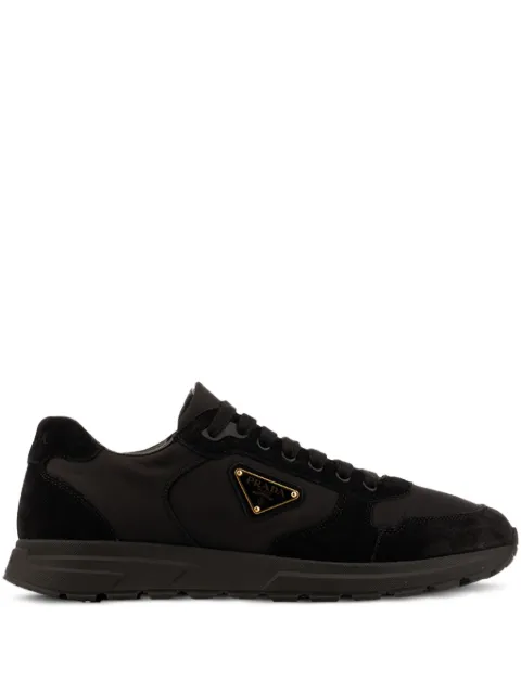 Prada logo-plaque sneakers