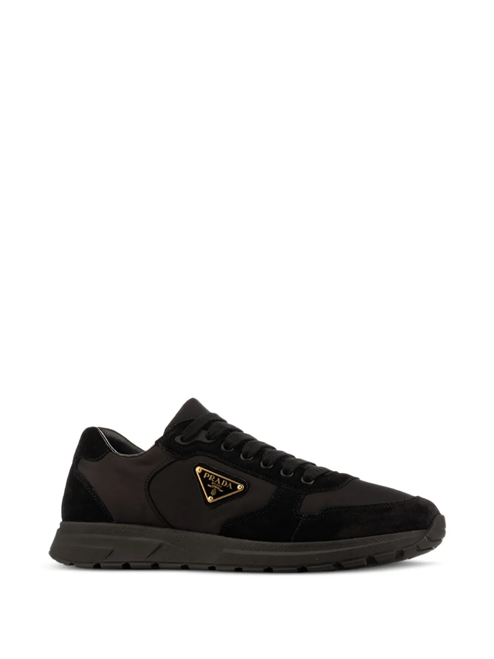 Prada logo-plaque sneakers F0002 NERO