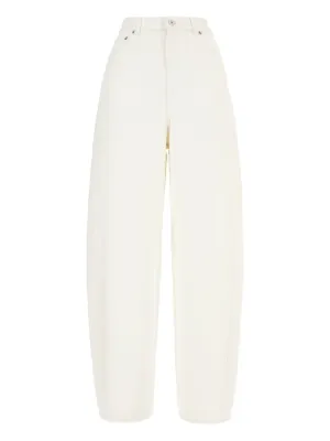 Maison Margiela Distressed straight-leg Jeans | White | FARFETCH CA