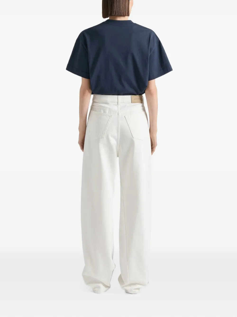 Givenchy White Cocoon jeans Wit