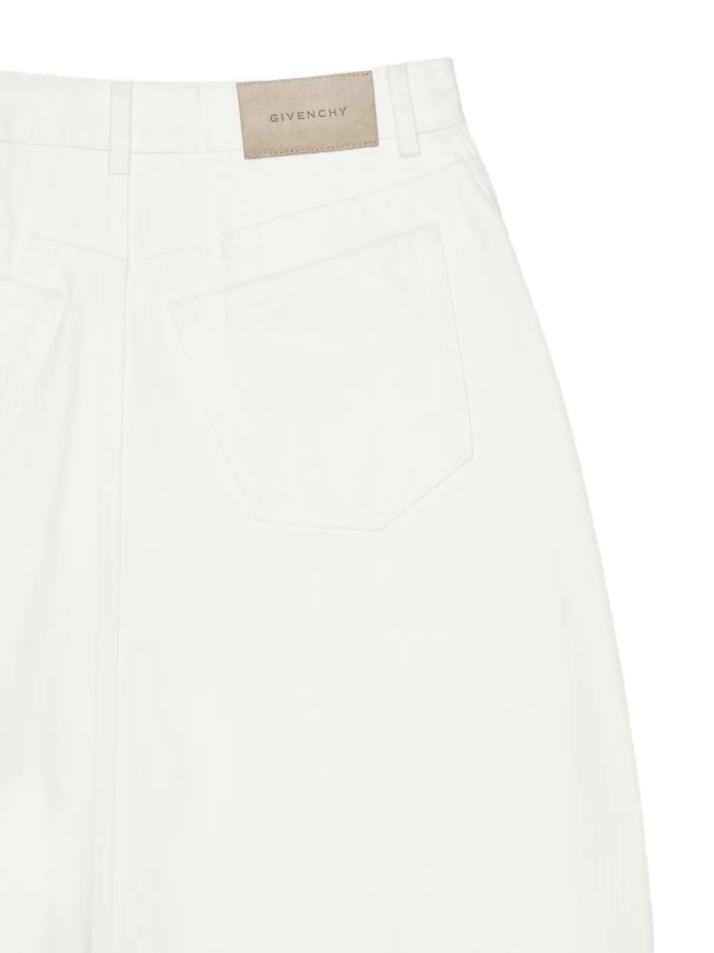Givenchy White Cocoon jeans Wit