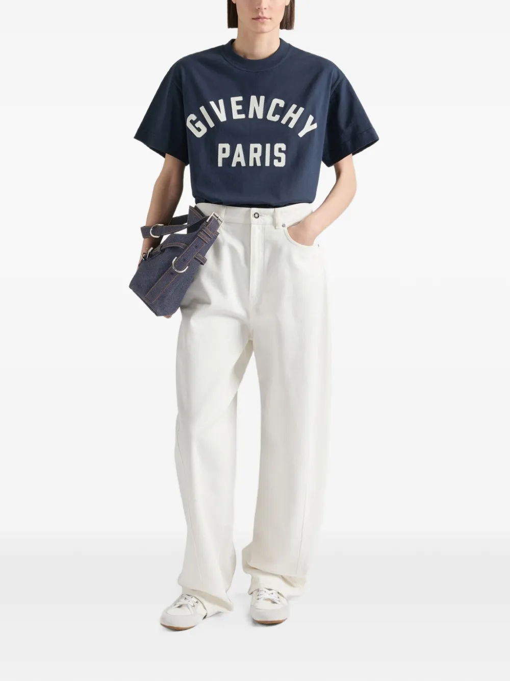 Givenchy White Cocoon jeans Wit