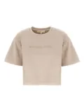 Michael Michael Kors logo-debossed T-shirt - Neutrals
