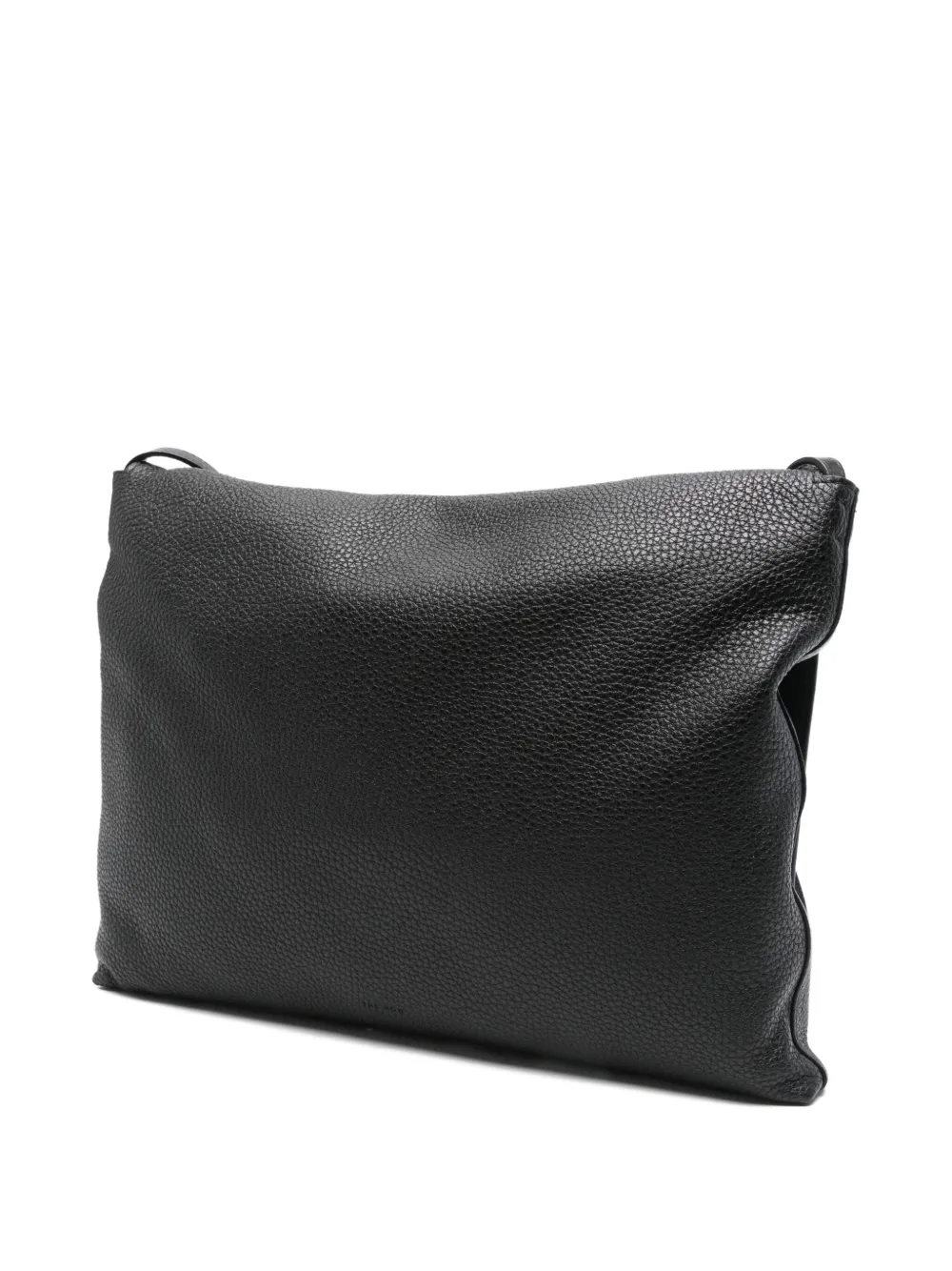 The Row leather shoulder bag Zwart