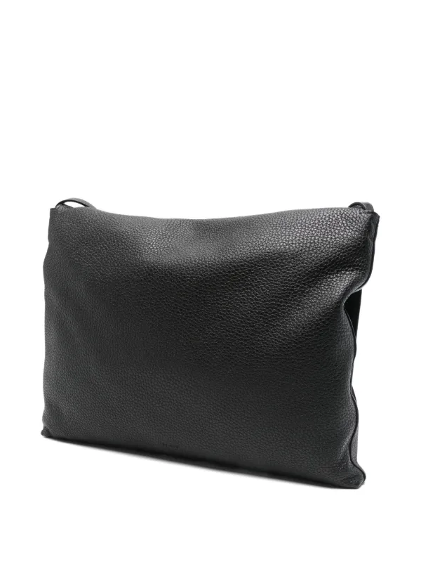 海外輸入品　THE ROW ブラック レザー ショルダーバッグ The Row レザーショルダーバッグ | ブラック | FARFETCH JP