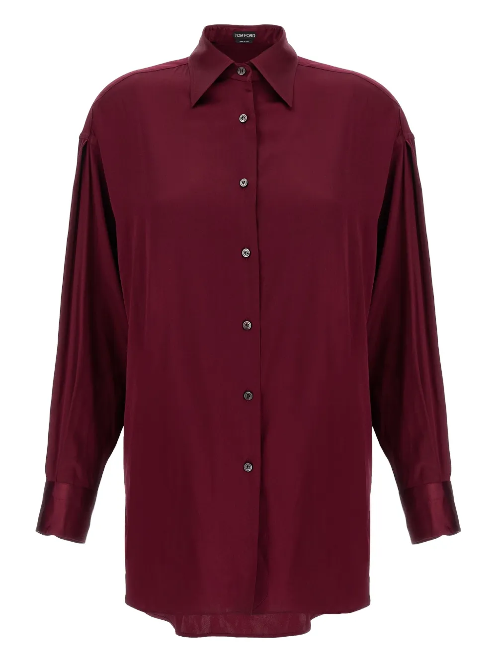 TOM FORD button-cuffed shirt Rood