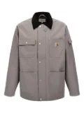 Carhartt WIP Clapton corduroy-collar jacket - Grey