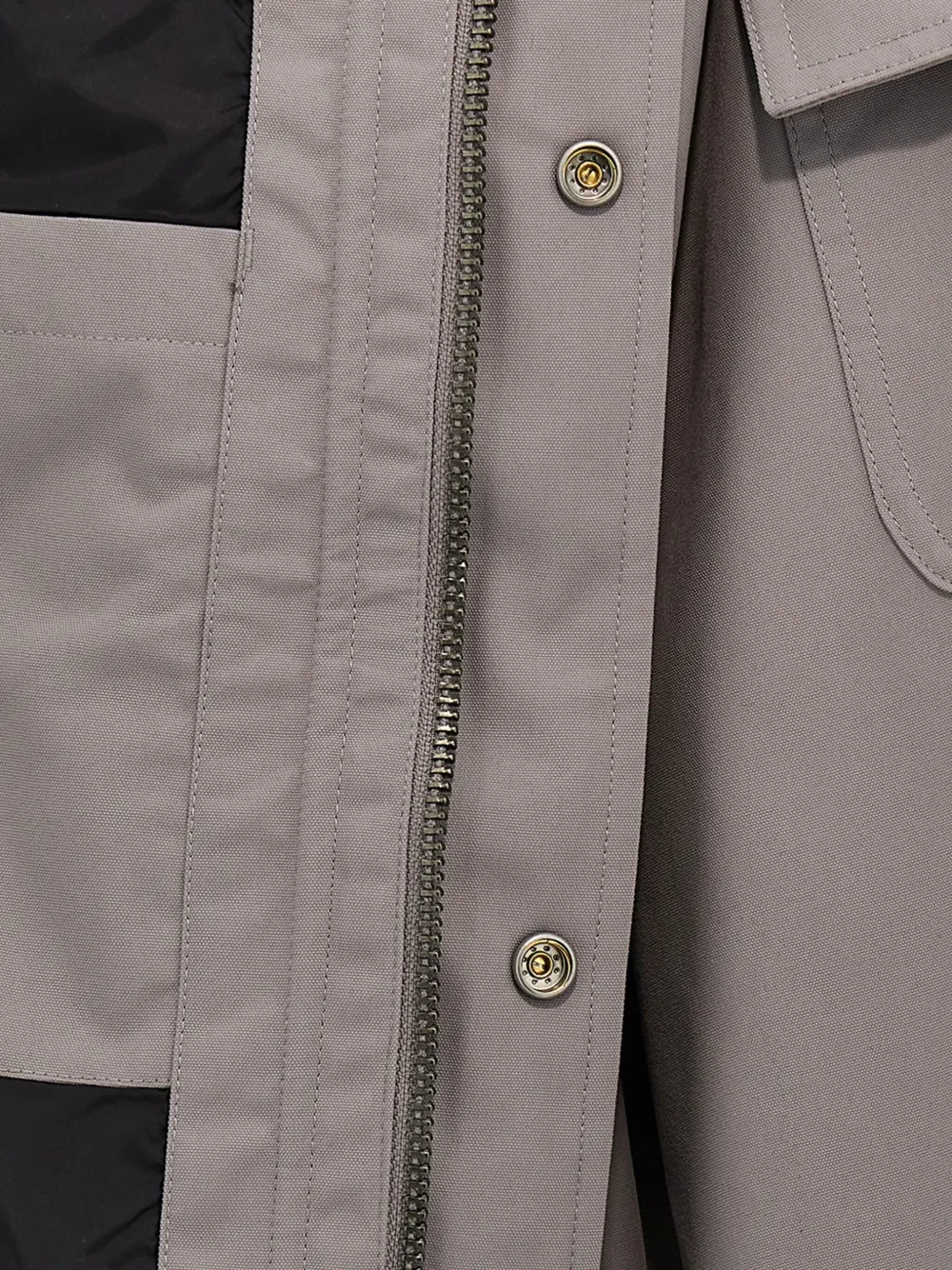 Carhartt WIP Clapton corduroy-collar jacket Grijs
