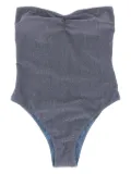MC2 Saint Barth Soleil strapless swimsuit - Grey