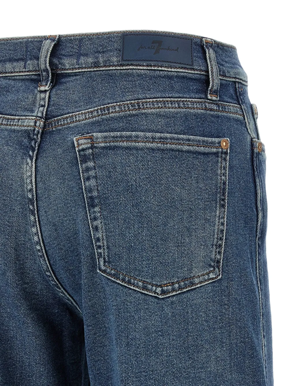 7 For All Mankind Jeans met wijde pijpen Blauw