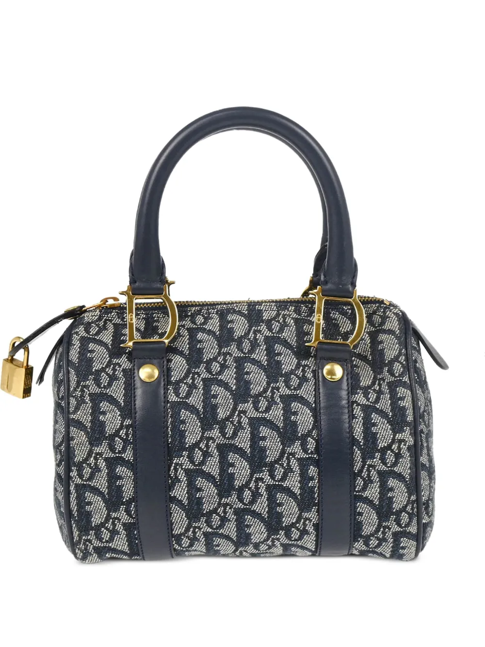 Christian Dior Pre-Owned 2001 トロッター ハンドバッグ - ブルー Christian Dior Pre-Owned 2001 トロッター ハンドバッグ - ブルー