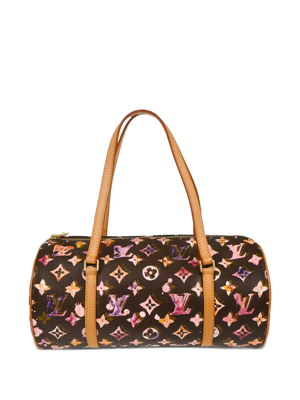 Louis Vuitton Pre-Owned x Takashi Murakami 2008 パピヨン ハンドバッグ - ブラウン Louis Vuitton Pre-Owned x Takashi Murakami 2008 パピヨン ハンドバッグ - ブラウン