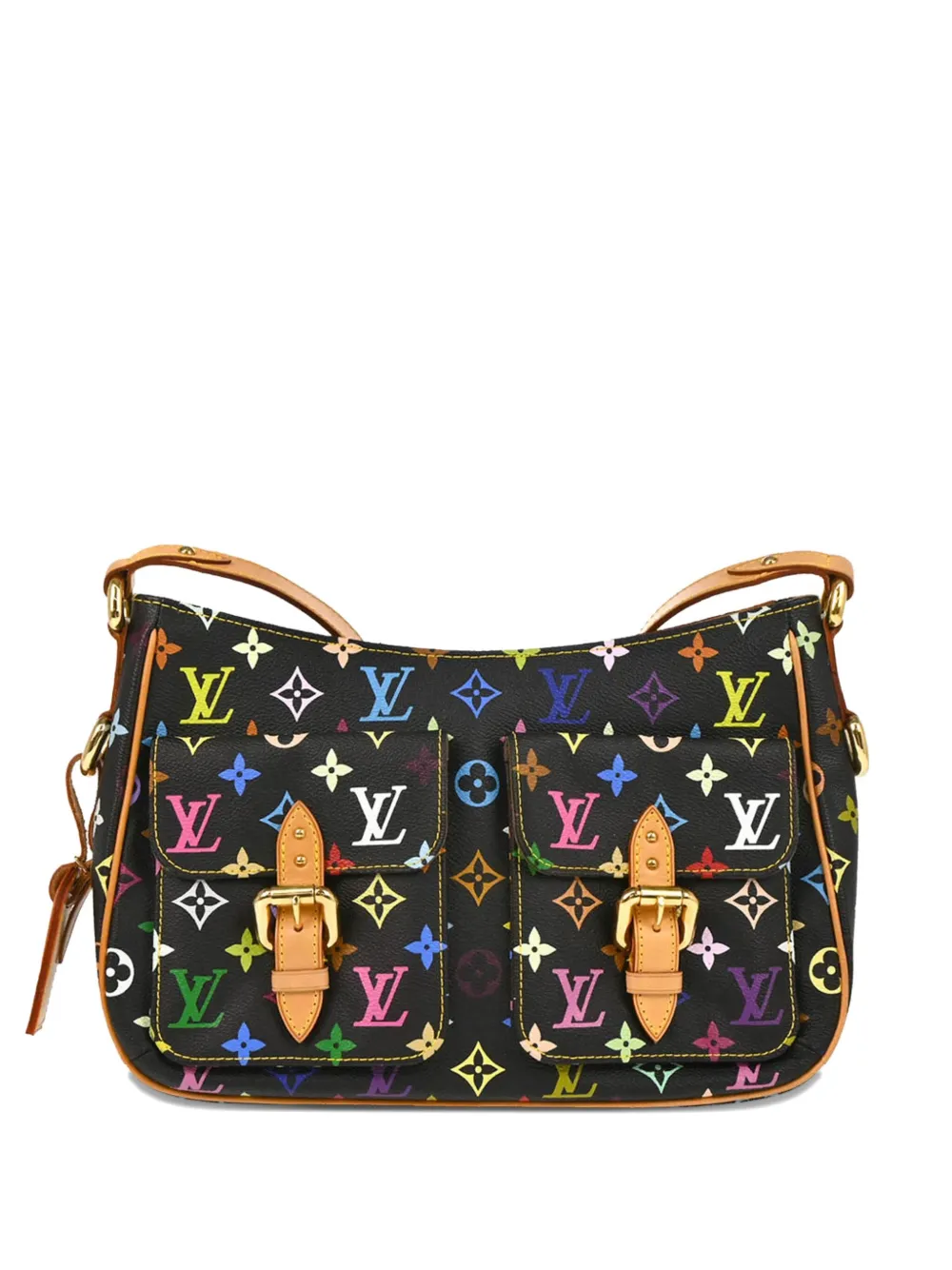 Louis Vuitton Pre-Owned x Takashi Murakami 2006 ロッジ PM ショルダーバッグ - ブラック Louis Vuitton Pre-Owned x Takashi Murakami 2006 ロッジ PM ショルダーバッグ - ブラック
