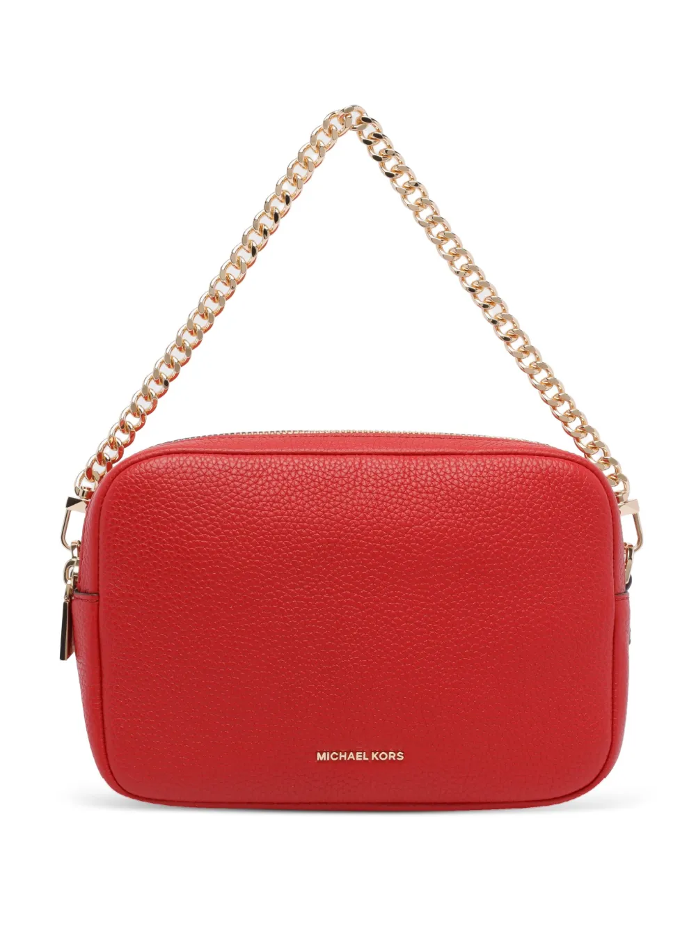 Michael Kors Bryant chain-strap leather shoulder bag Rood