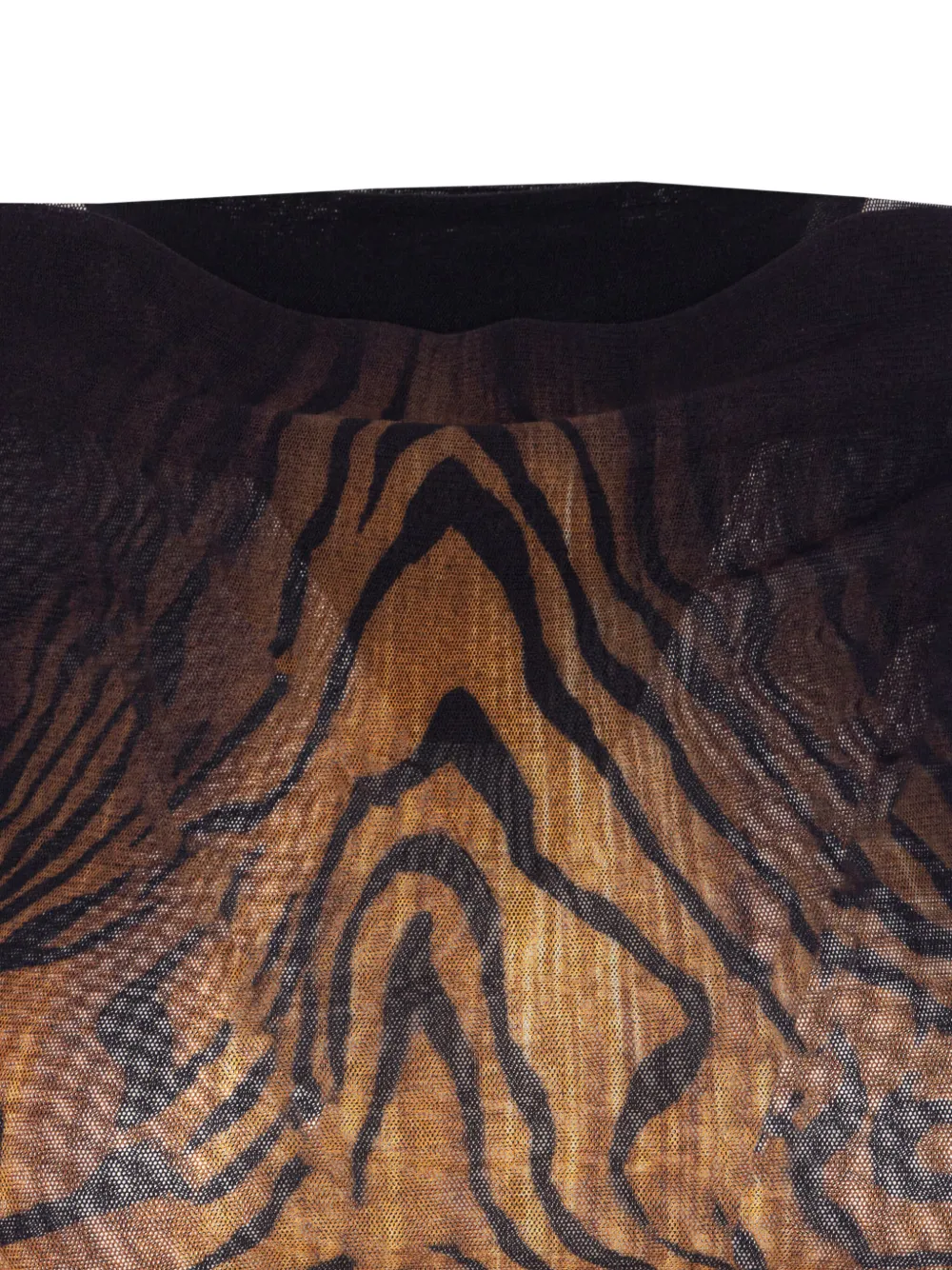 Jean Paul Gaultier Mouwloze top met print Zwart