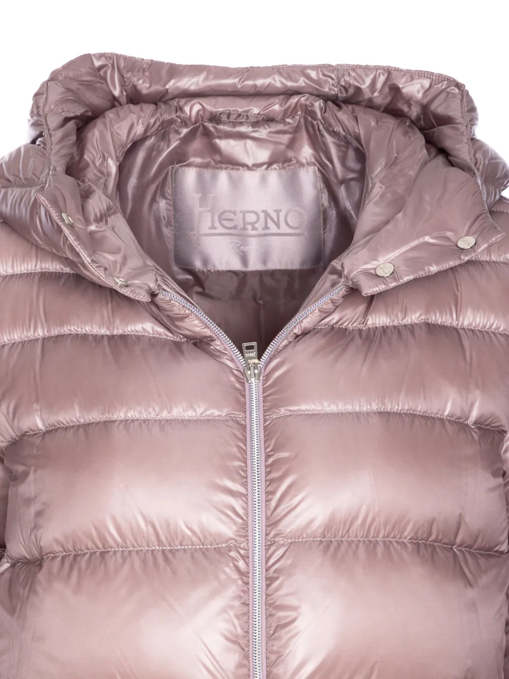 Herno padded hooded jacket Roze