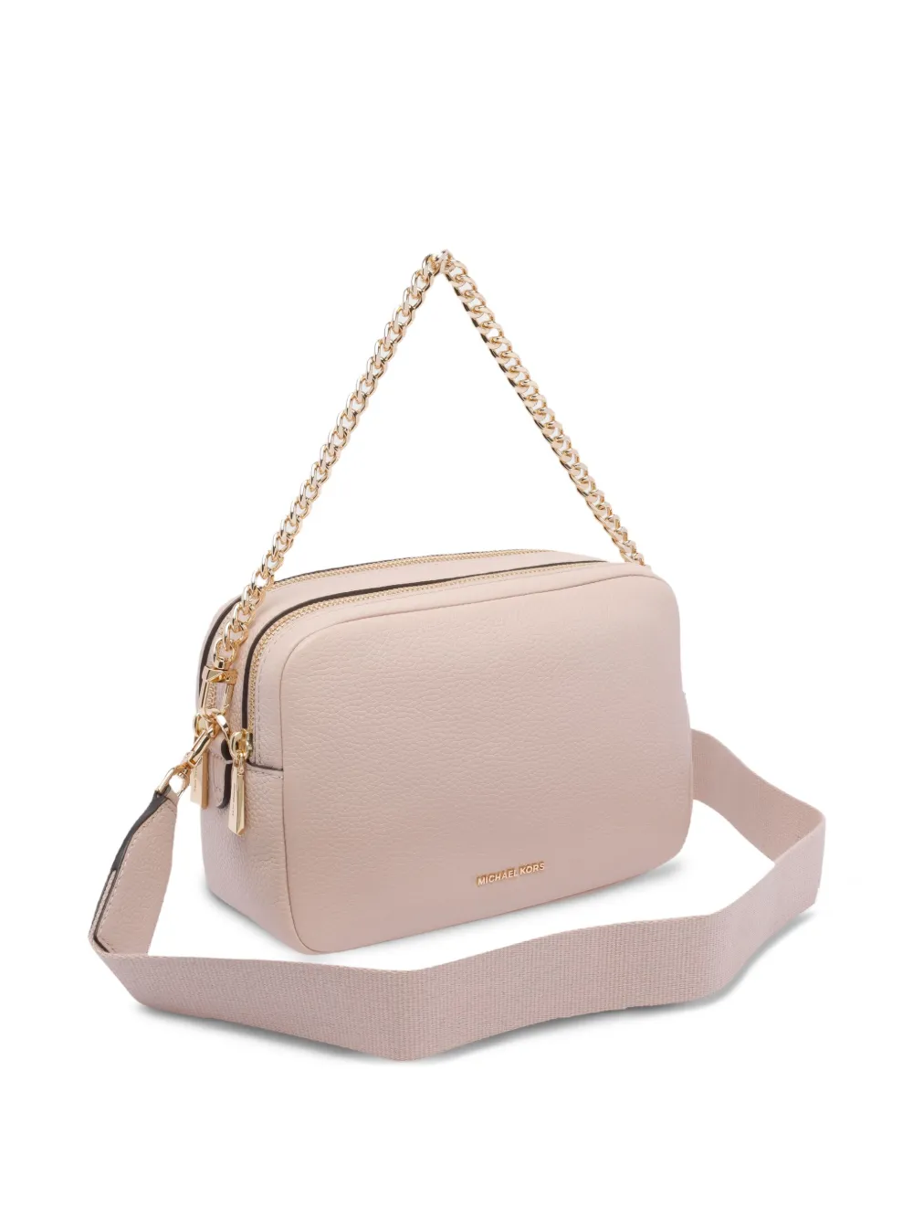 Michael Kors Bryant chain-strap leather shoulder bag Roze
