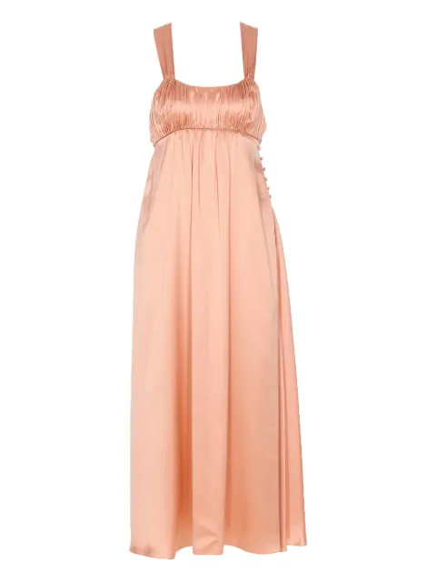 Chloé sleeveless ruched midi dress