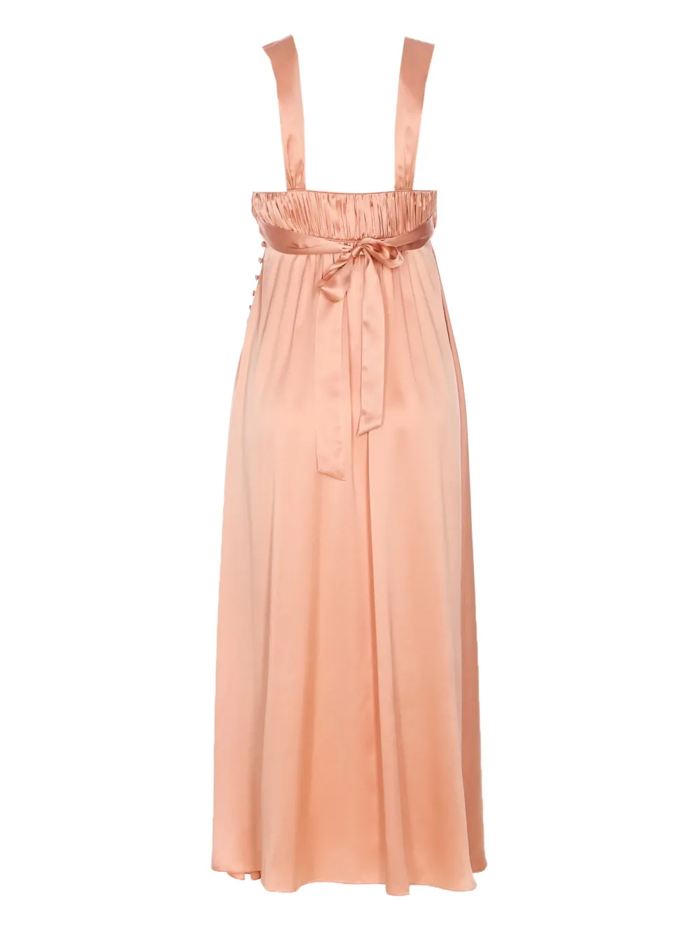 Chloé Mouwloze midi-jurk Roze