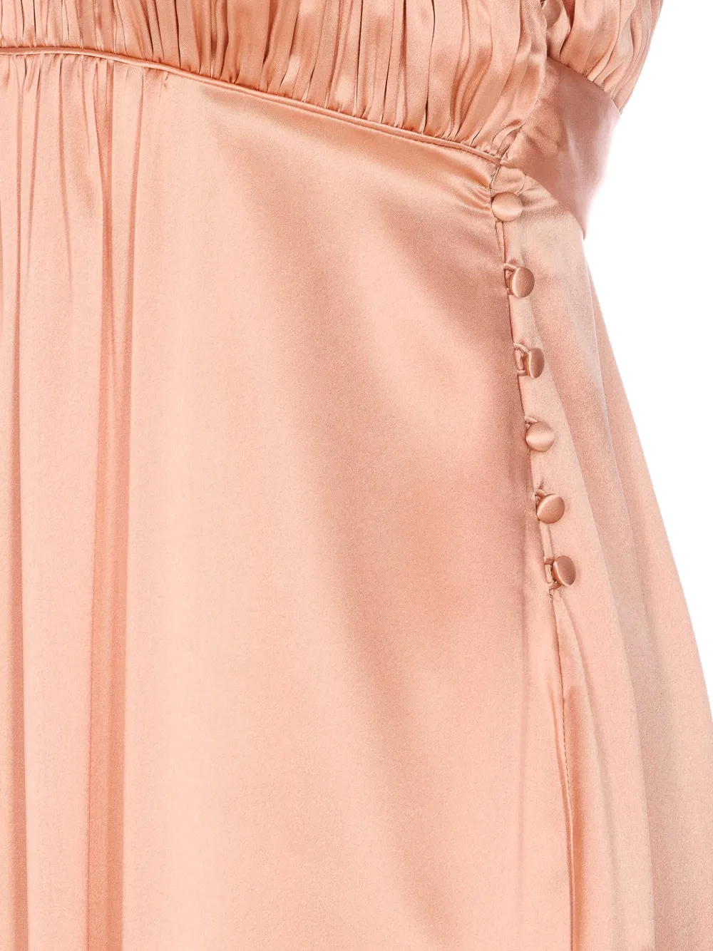 Chloé Mouwloze midi-jurk Roze