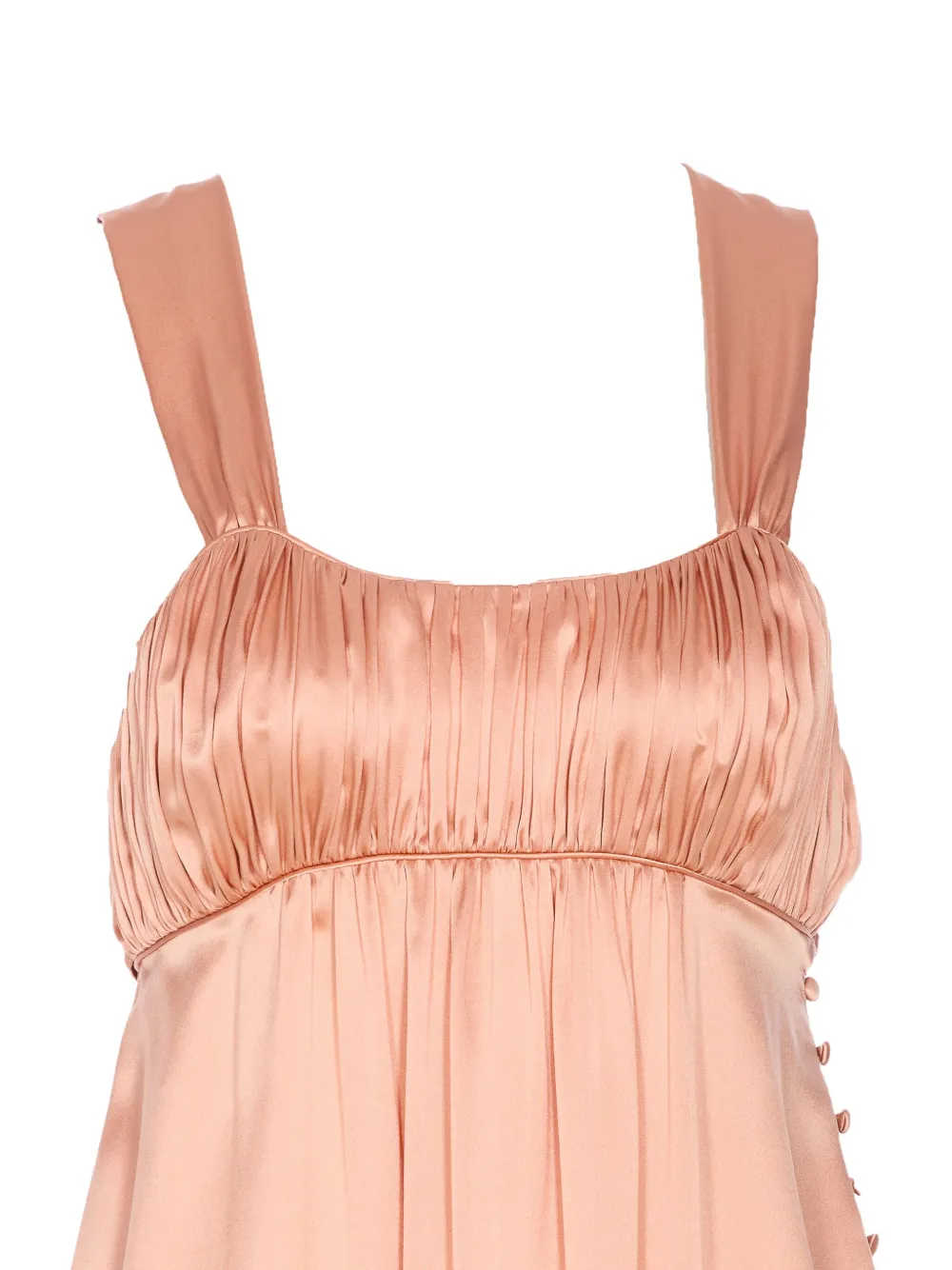 Chloé Mouwloze midi-jurk Roze