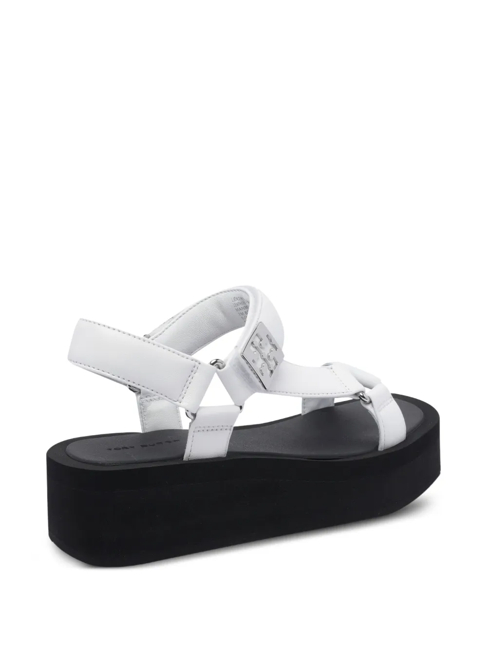 Tory Burch 50 mm sandalen met plateauzool Wit
