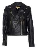 Michael Michael Kors zip-pocket leather jacket - Black