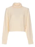 Michael Michael Kors high-neck logo-plaque sweater - Neutrals