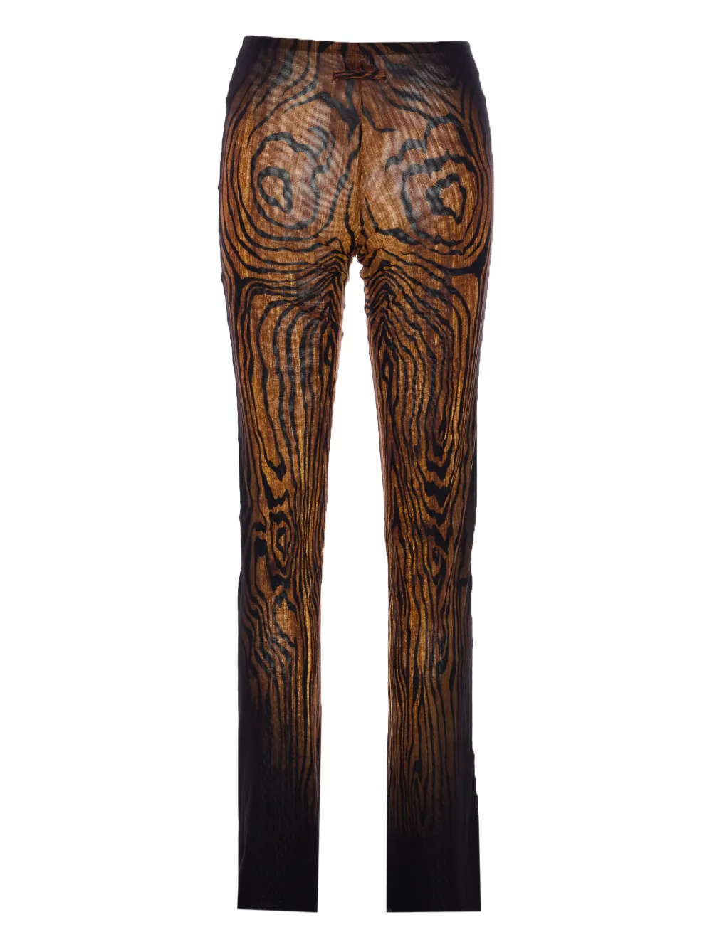 Jean Paul Gaultier tiger stripes-print elastic-waist trousers | Straight-Leg Pants | Image 2