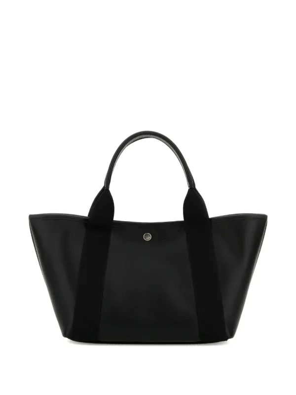 トートバッグ BALENCIAGA Black Leather Medium Biarritz Shopping Bag Balenciaga Medium Biarritz Tote Bag | Black | FARFETCH CA