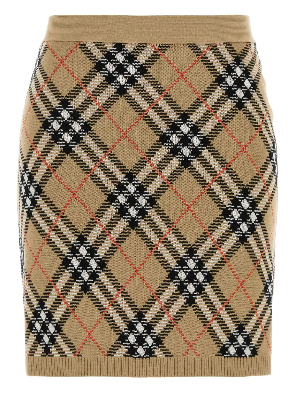 Burberry embroidered mini skirt Bruin