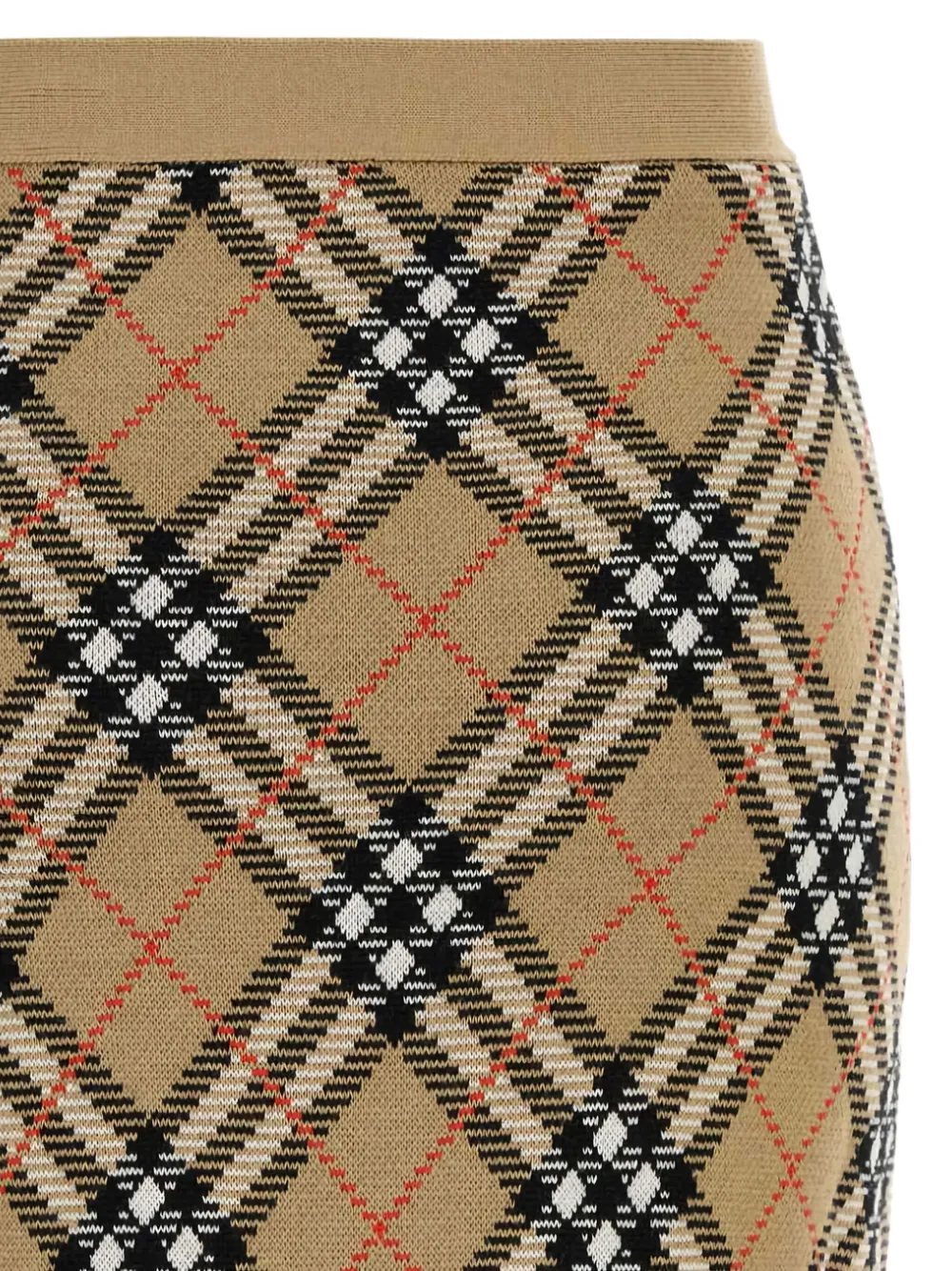 Burberry embroidered mini skirt Bruin