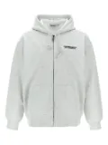 Carhartt WIP Runaway embroidered-logo zip-up hooded jacket - Grey