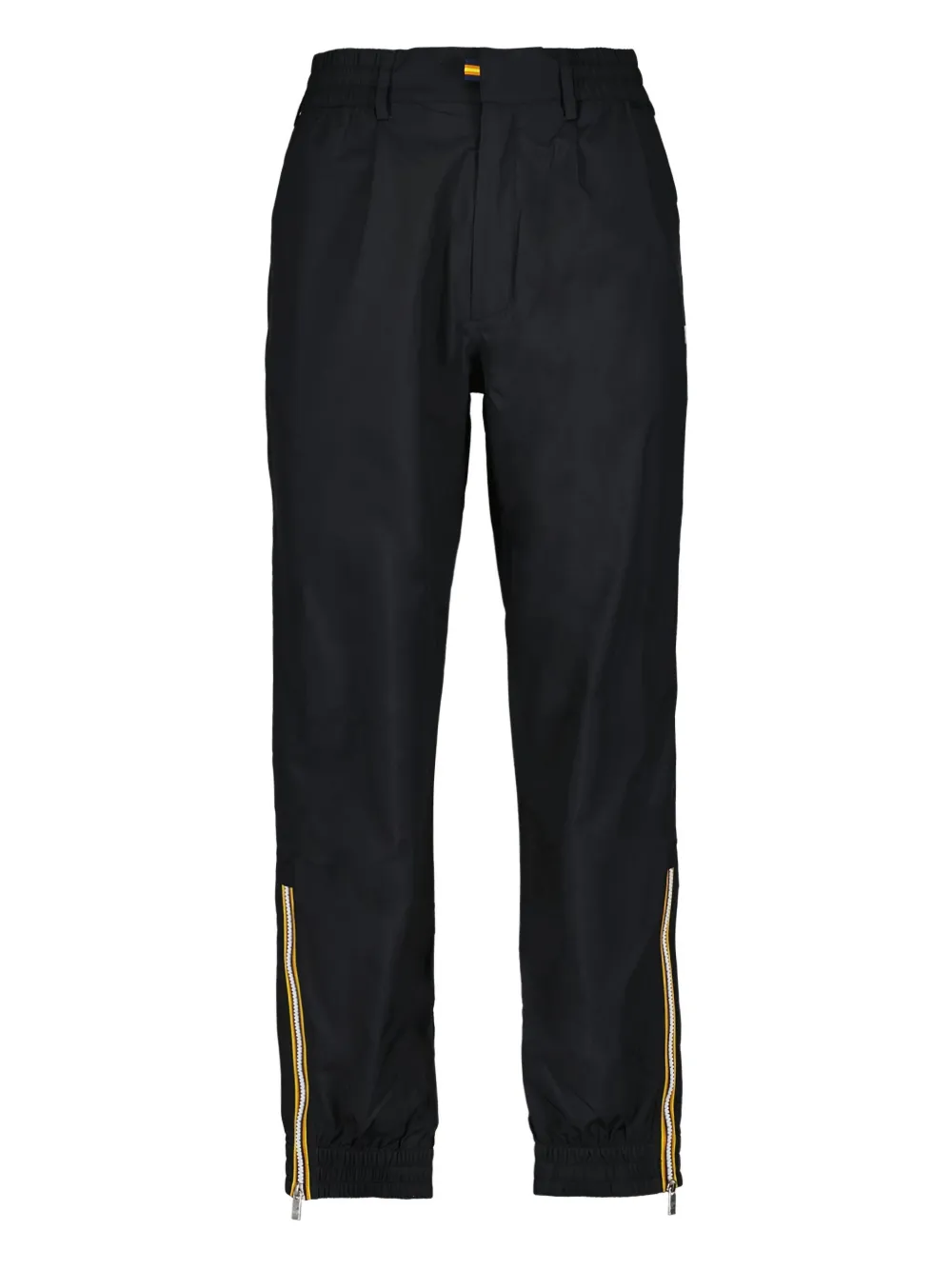 K-Way Leopold stretch broek met enkelrits Zwart
