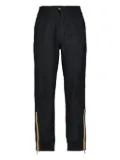 K-Way Leopold stretch zip-ankle trousers - Black