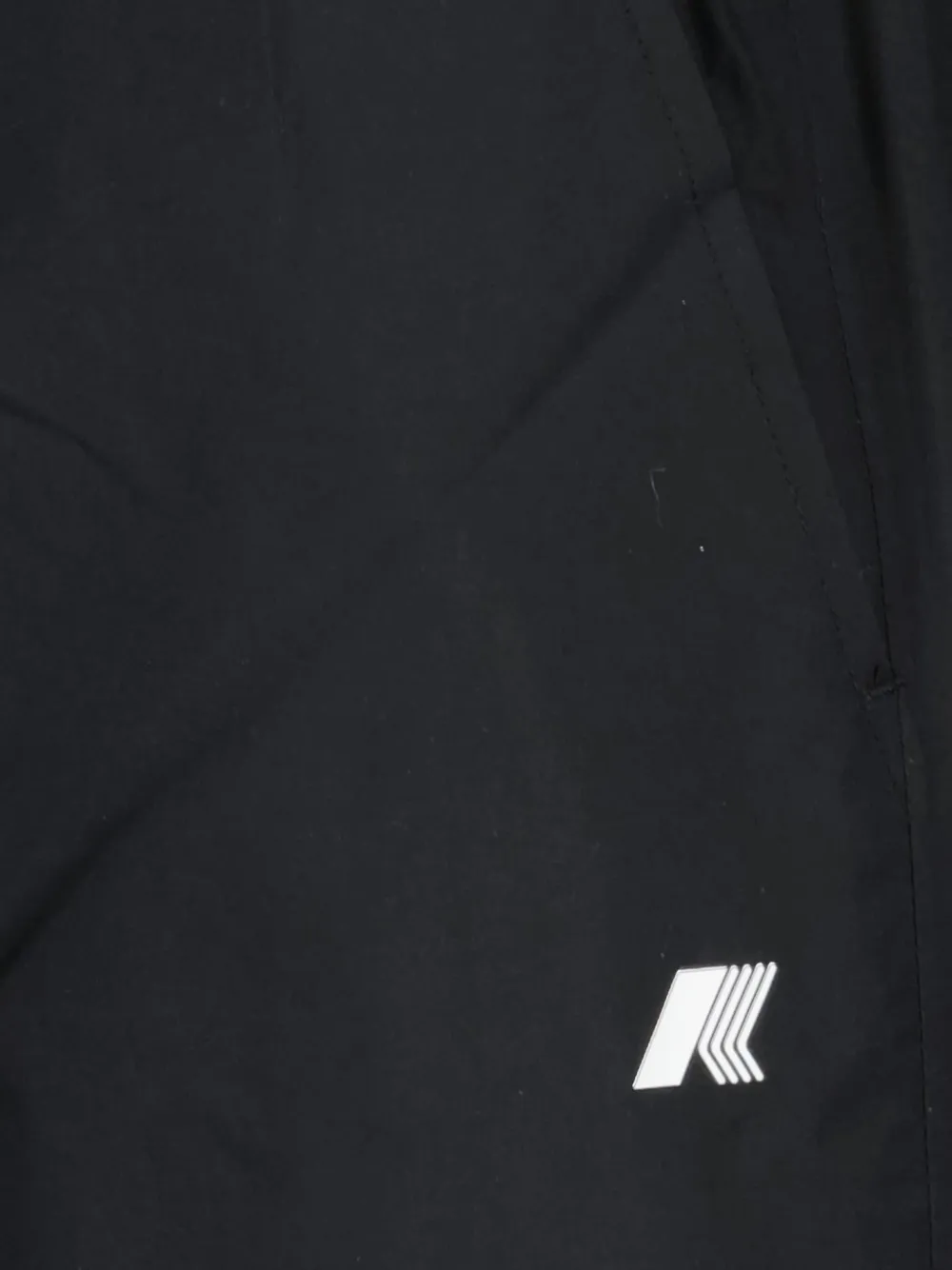 K-Way Leopold stretch broek met enkelrits Zwart