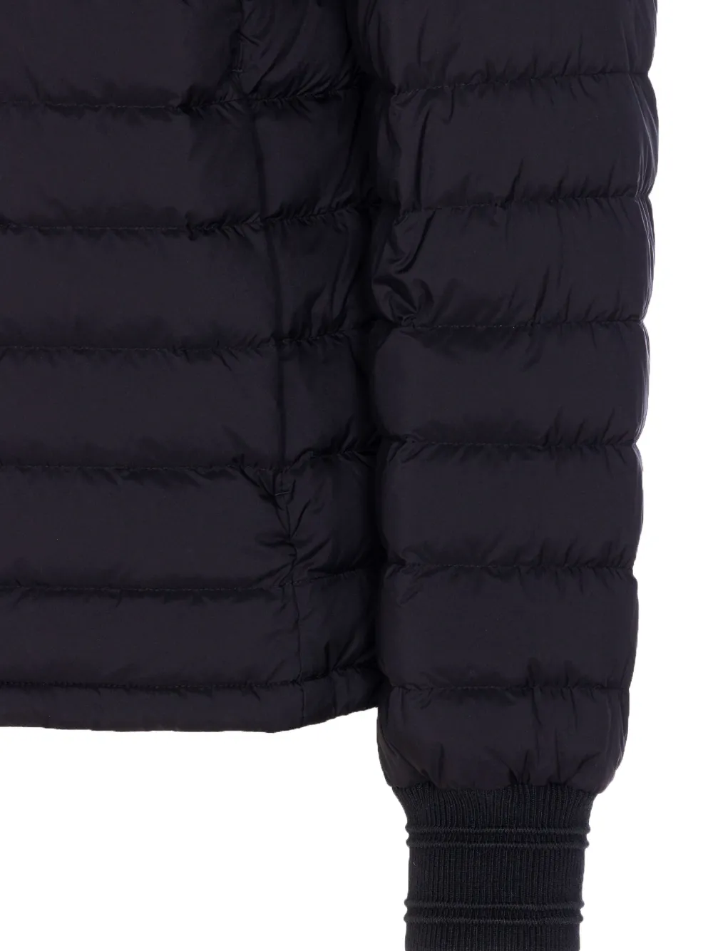 Burberry Donsjack met logopatch Zwart