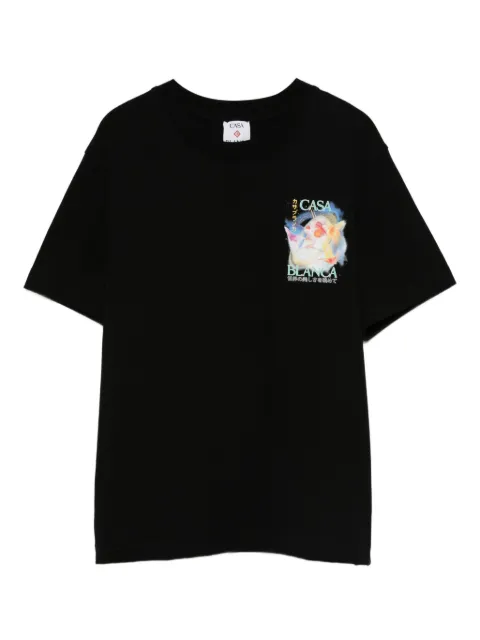 Casablanca playera con logo estampado