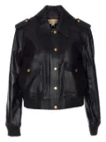 Michael Michael Kors flap-pocket leather jacket - Black