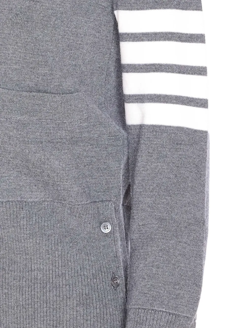 Thom Browne Vest met vier strepen Grijs
