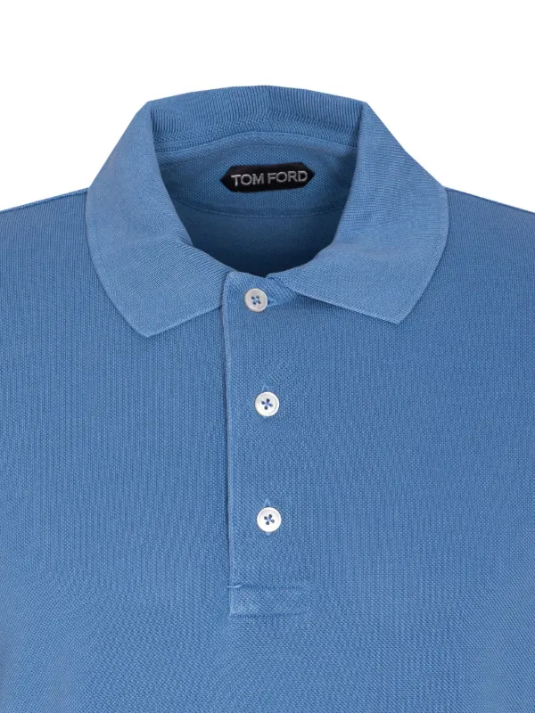 TOM FORD ポロシャツ TOM FORD short-sleeve Polo Shirt | Blue | FARFETCH OM